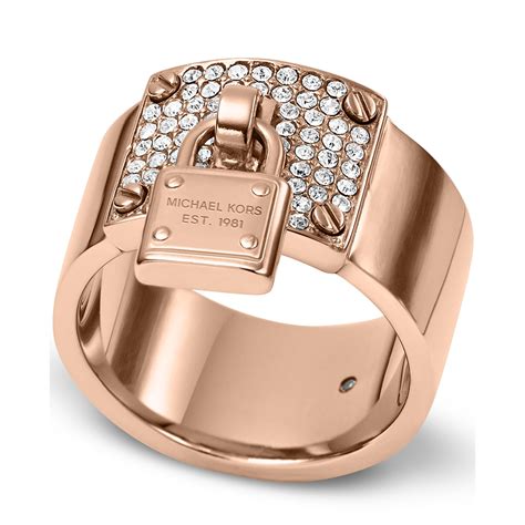 michael kors padlock ring